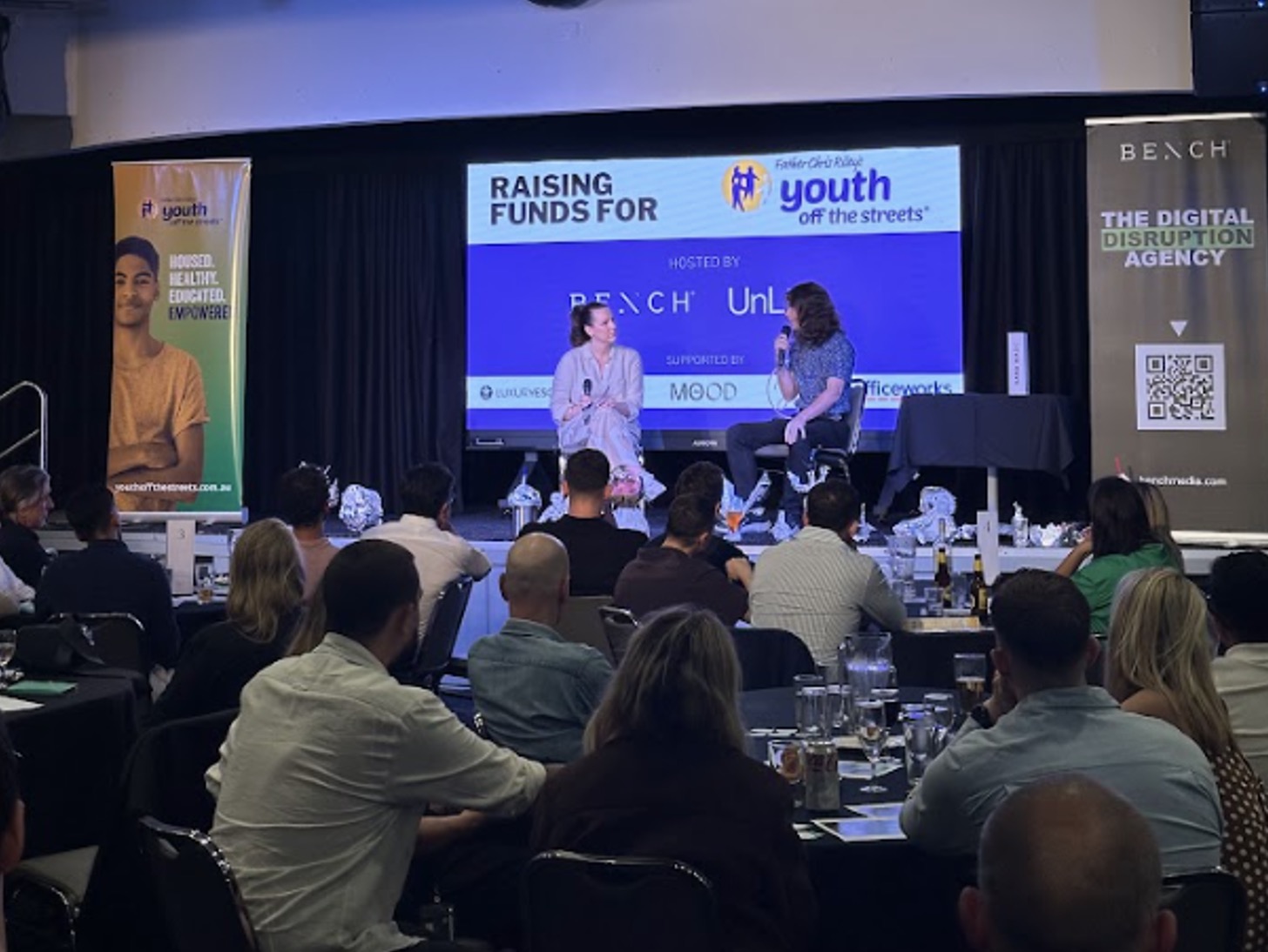 Bench tests industry smarts to raise funds to fight youth homelessness